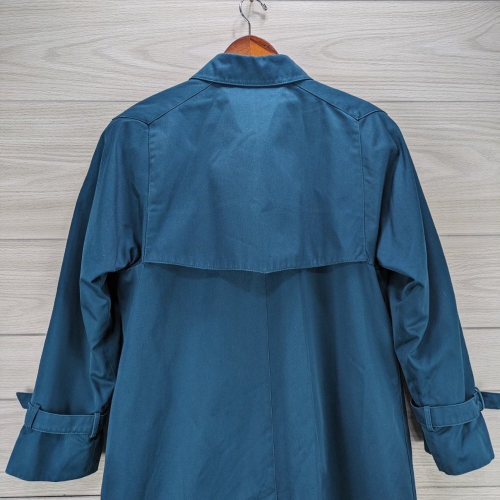 Vintage J.G. Hook Full Length Trench Coat Size 4P - Picture 10 of 16